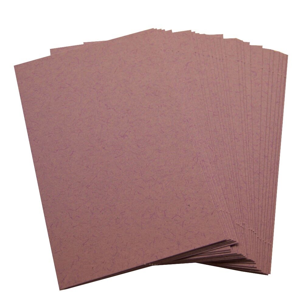 50 x Lilac Blank Business Cards – 250gsm – Stamp, Write or Print Your Own