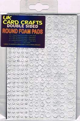 Round Foam Pads Different Sizes White Foam 227 Pads