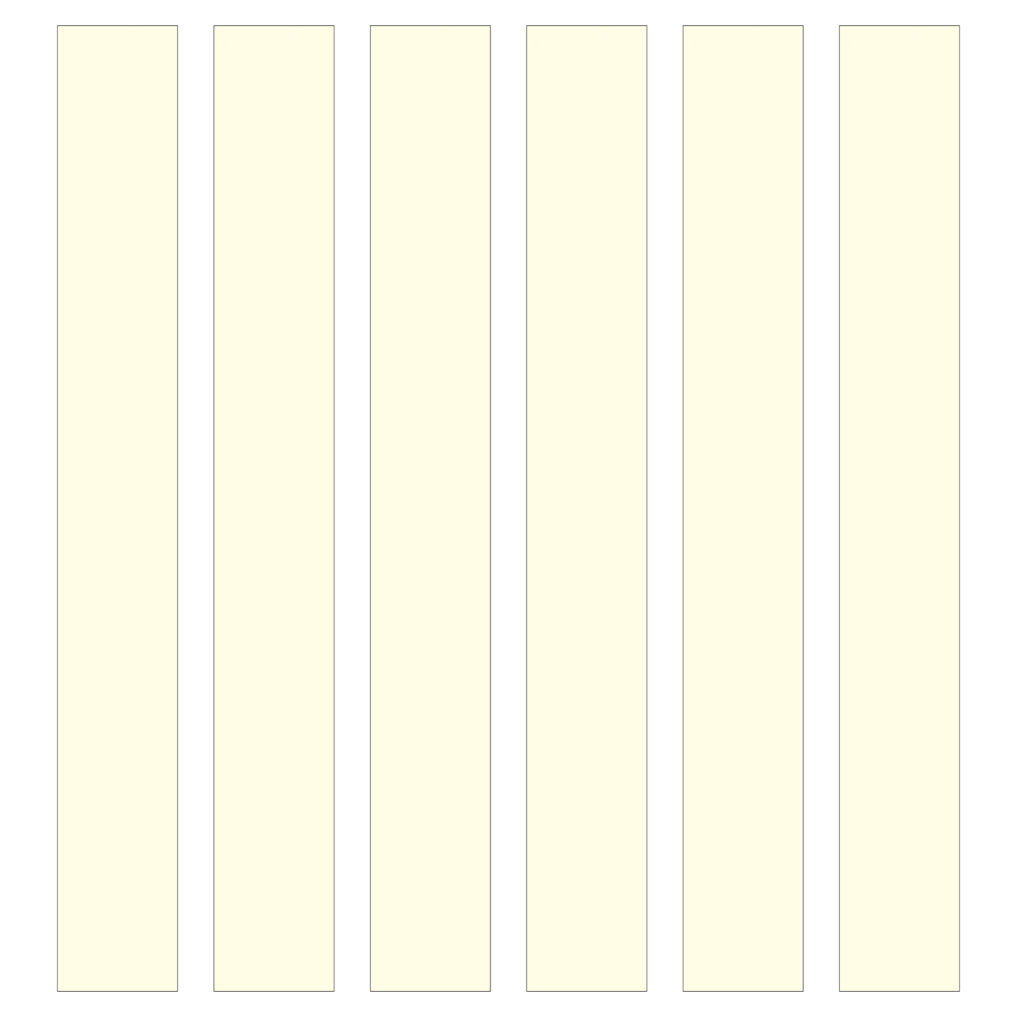 Plain Ivory Paper Chain Card Strips. 5 Meter / 16 Feet Long. Wedding Party Decor