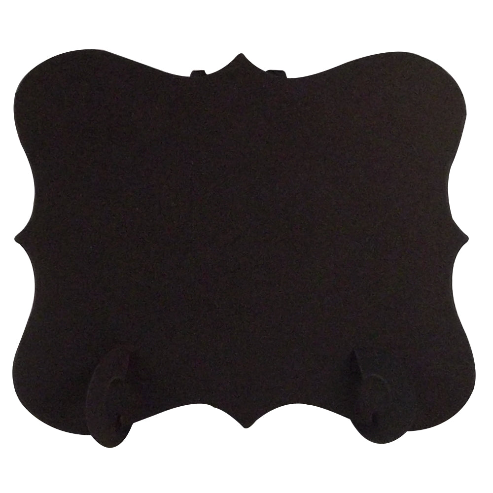 24 x Black Elegant Place Cards, Perfect for Stylish Weddings & Parties. Tableware UK Card Crafts