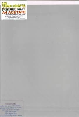 50 x Printable Inkjet A4 Clear Acetate Film. 100 Micron - Bulk Buy