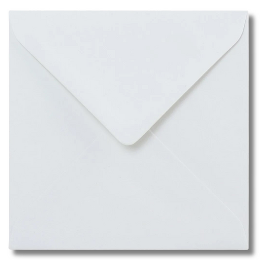 1000 White 8"x8" Envelopes 100gsm Diamond Flap Greeting Card Invitation Full Box