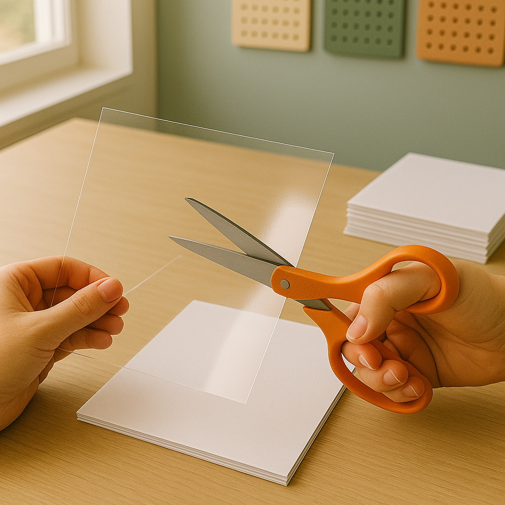 5 x A4 Acetate Sheets – 140 Micron Clear Film for Crafts, OHP & Card Making