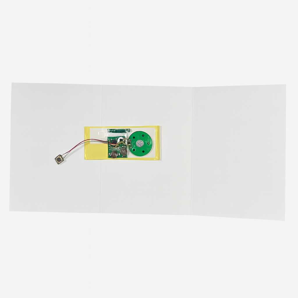 5 x A5 Blank Greeting Cards Made for Audio Modules (Modules Not Includ ...