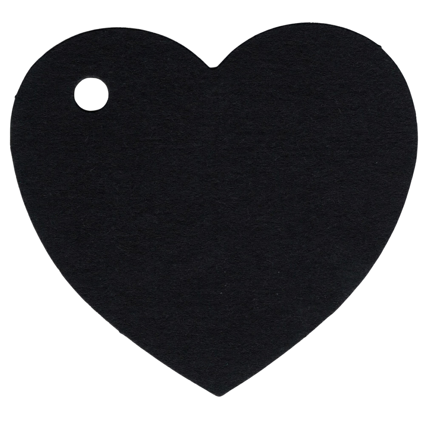 100 Heart Shaped Gift Tags with White Satin Ribbon -  21 Colours, Birthday Xmas