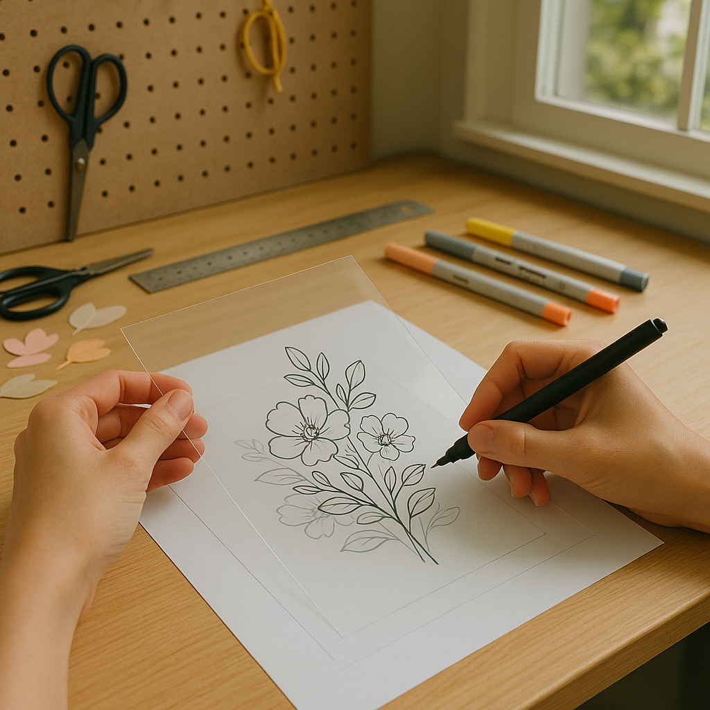 10 x 6"x6" Clear Acetate Sheets – 140 Micron Transparent Craft Film for Cards, OHP & Scrapbooking