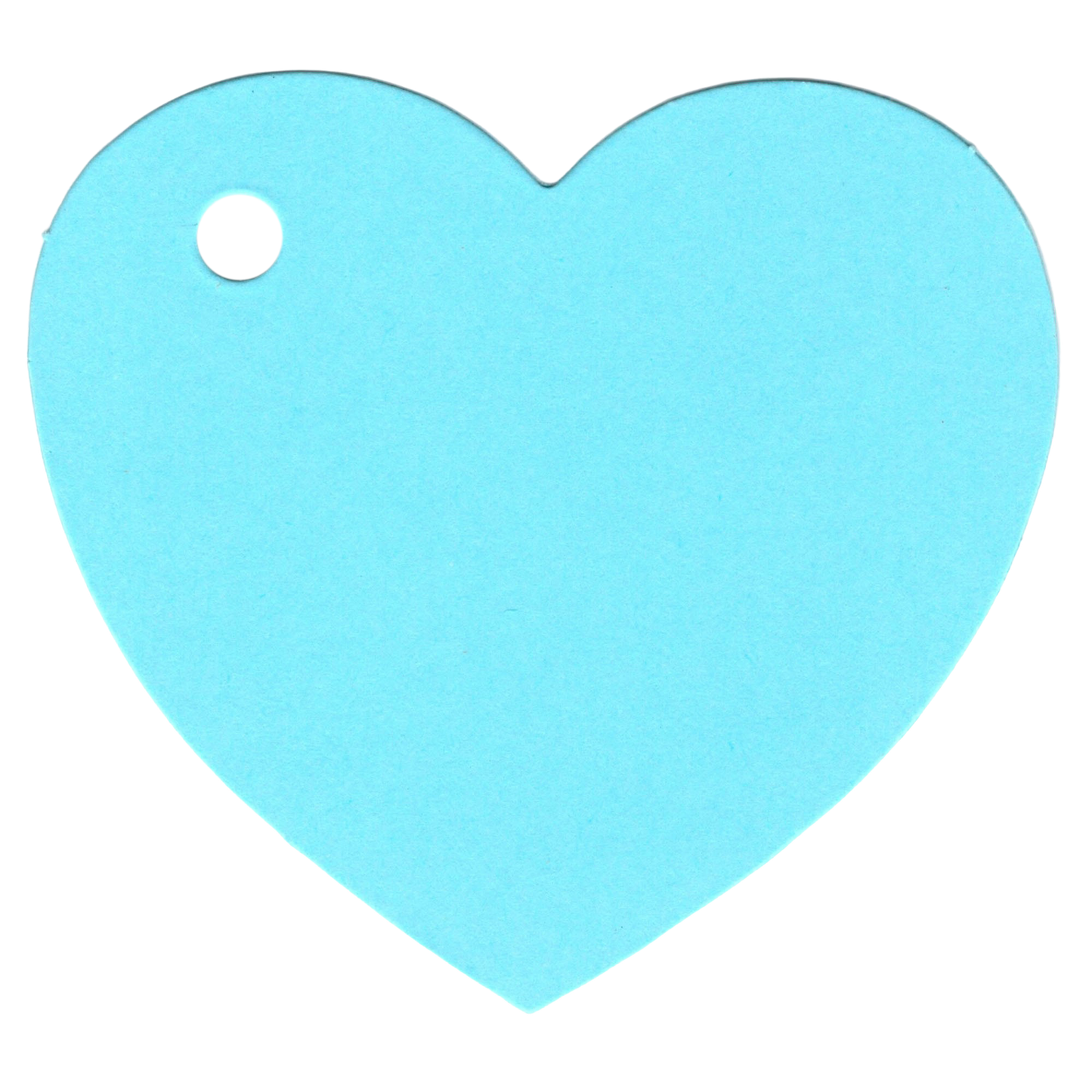 100 Heart Shaped Gift Tags with White Satin Ribbon -  21 Colours, Birthday Xmas