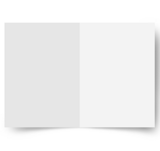 250 x 5"x7" Greeting Card Blank Inserts For Wedding Invites, Card Making. White 100gsm