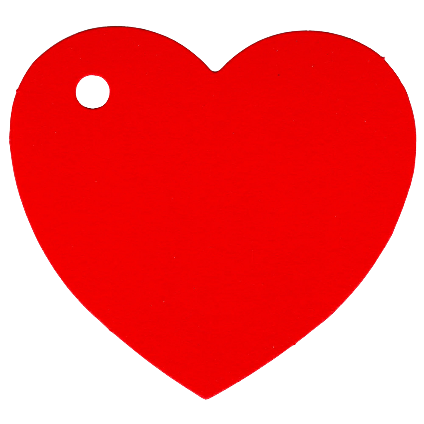 100 Heart Shaped Gift Tags with White Satin Ribbon -  21 Colours, Birthday Xmas