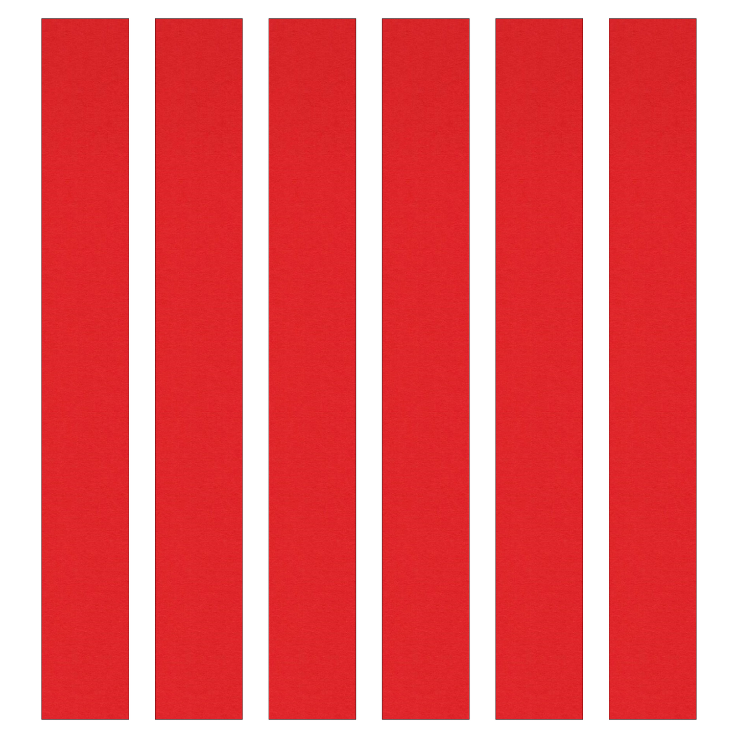 Christmas Red Paper Chain Strips. 5 Meters / 16 Feet Long. Party Decorations