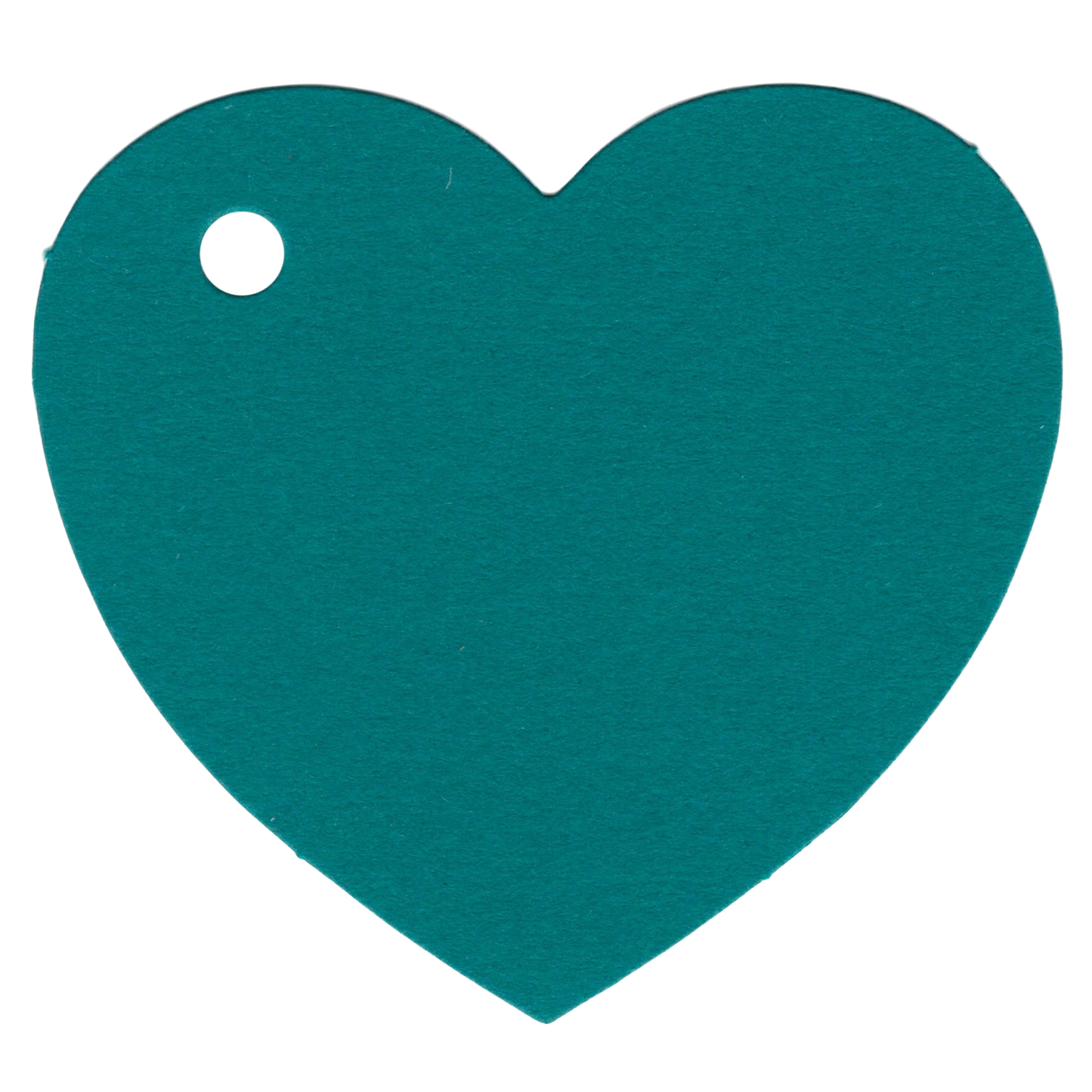 100 Heart Shaped Gift Tags with White Satin Ribbon -  21 Colours, Birthday Xmas