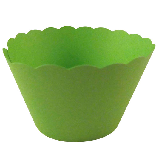 50 Bright Green Cupcake Wrappers – Vibrant Wraps for Parties & Spring Bakes