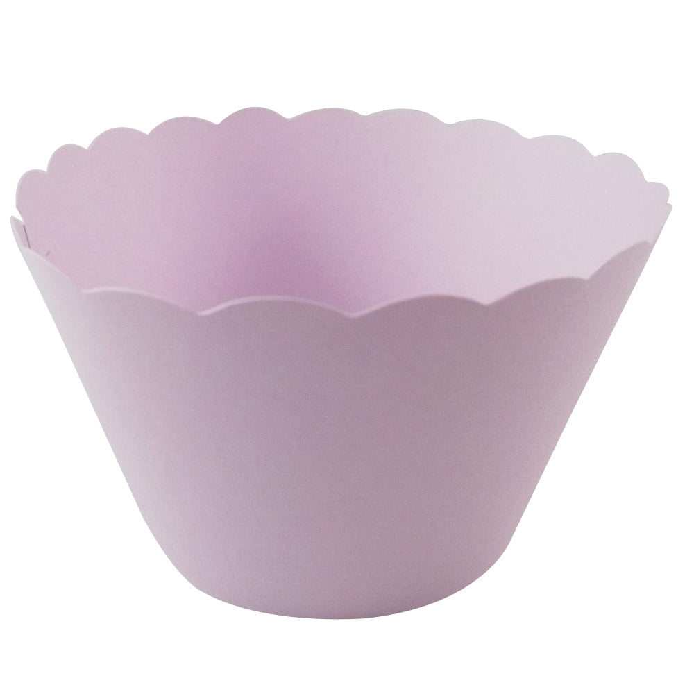 50 Lilac Cupcake Wrappers – Soft Pastel Wraps for Birthdays & Baby Showers